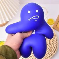 Smagus Realistiškas Dizainas Didelis Smegenų Squishy Sensory Streso Malšinimas Atsipalaiduoti Streso Kamuoliukas Minkštas Naujovė Mochi Suspausti blue