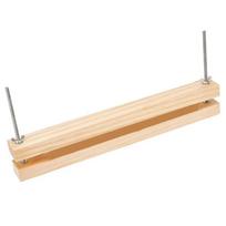 Multifunctional Flat Paper Press Machine Sturdy Portable Binding Machines Practical Convenient Wooden Book Press DIY Bookbinding chaki