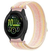 20mm 22mm Nylon Fabric Strap For Garmin Forerunner 965 265 165 55 255 955 Sports Band Bracelet Garmin Active 5/Vivoactive 5 belt Forerunner 265-255 beige