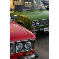 Planetjuice Vintage Lada Niva Metal Sign Garage Decor Wall Art black