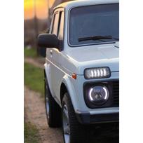 Planetjuice Vintage Lada Niva Metal Sign Garage Decor Wall Art