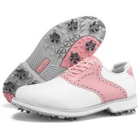 Women's K02 Anti-Slip Golf Shoes with Active Spikes - Outdoor & Casual Sports Footwear 41 gray