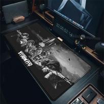 Žaidėjų didelis stalo kilimėlis Escape From Tarkov pelės kilimėlis žaidimų kilimėlis XL klaviatūros ir pelės kilimėlis žaidimų stalo aksesuarai XXL anime PC prailginti kilimėliai 900x400x2mm gray