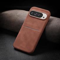 Suderinamas su Google Pixel 11 Pro Yangba odinis kortelių dėklas Pixel 10 Pro Atsparus smūgiams Pixel 9 Apsauginis dėklas Pixel9 ruda