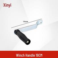 Kompaktiškas rankinio sukimo plieninio lyno keltuvas-gervė jūriniam ir buitiniam naudojimui 19cm crank handle