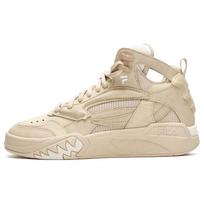 FILA Fusion Desperado Bat Shoes Basketball Culture Mid-Top Retro Basketball Shoes Women sneaker Cassava-Powder Snow-White T12W243221FTS 38 beige
