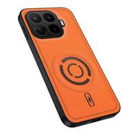 For Xiaomi 17T Pro 15T Pro 17T 15T High End Fabric Magnetic Wireless Charging Phone Case xiaomi 15T oranžinė