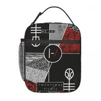 Twenty One Pilots izoliuotas pietų krepšys moterims, vaikams, nepralaidūs maisto indai, termosinė pietų dėžutė, krepšys One Size gray