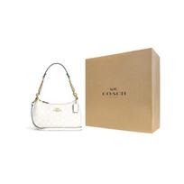 COACH Teri 25 monogramos peties rankinė, vidutinio dydžio, moteriška, balta CA548-IMRFF One Size 3 beige