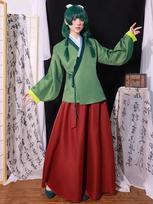Anime Maomao Cosplay Kostiumas Vaistininko Dienoraščiai Kimono Mao Mao Uniforma Perukas Apranga Helovino Karnavalo Šventė Moterims M gray