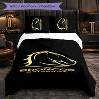 Brisbane Broncos Pattern Microfiber 3Pcs Bedding Set Decor Duvet Cover Set For Bedroom Home Use 180cm*210cm