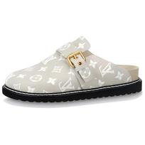 LOUIS VUITTON Uždarosios pirštų šlepetės Moteriškos Pilkos 1AB3PQ 36 white