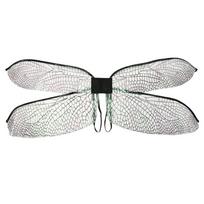 Polyester Dragonfly Wings Iridescent Costume Wings New Fairy Elf Wings  Dress Up white