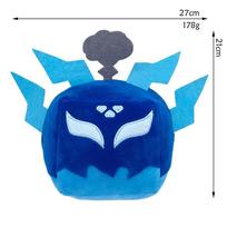 15cm Blox Fruits pliušiniai žaislai Anime Bloxfruits Velniško vaisiaus leopardinis raštas Dėžutė Pliušinė pagalvė Minkštas kimštas žaislas Lėlė Vaikų dovanos blue