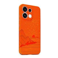 For Oppo Reno 16 F Reno16 FS 16F 5G Case For Magsafe Magnetic Carbon Fiber Striped Pattern PC Lightweight Hard Cover OPPO Reno16 F 5G orange