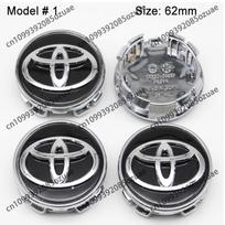 4 vnt. 56mm+60mm 57mm 62mm Automobilio ratlankio centrinis dangtelis Toyota TRD Rav4 Yaris prius avensis Corolla Camry Dangtelio lipduko priedai