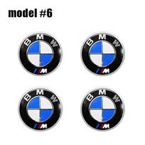56/60/65/70 mm automobilio ženklelio ratlankio centro dangtelio lipdukai, stebulės dangteliai, skirti BMW M Z4 M3 M5 M6 X3 E46 E90 E39 F10 F20 F30 G20 E60 X6 4pcs 56mm black