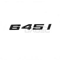 Car 3D ABS Trunk Letters Logo Badge Emblem Styling Decals Sticker For BMW 6 Series 630i 640i 645i 650i E63 E64 F06 F12 F13 G32 black
