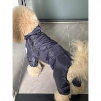Vidutinio dydžio šuns šiltas medvilninis gobtuvas-megztinis Žiemos vėjpūtiklio, greihaundo stiliaus augintinio paltas S: Chest 45cm, Back 35cm, Fits Dogs 7-10lbs