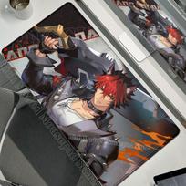 Komano Manato Mouse Pad Zenless Zone Zero Large XXL Mousepad Anime Computer Gaming Keyboard Pad Gamer Pc Accessories ZZZ DeskMat 30x60cm gray