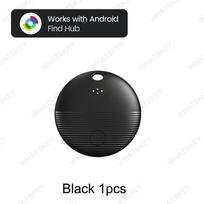 Air Tags Stiprus magnetinis paslėptas silikoninis dėklas Android Google Find My Iphone Mini GPS sekikliui Padėties nustatymas Automobilio Dviračio Motociklo Black Tag gray