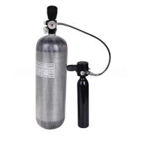 1 vnt. Įkrovimo nardymo baliono aksesuarai HPA vožtuvas Užpildymo stotelės adapteris 6000Psi/400Bar su 50 cm žarna Dvigubas manometras 1 gray
