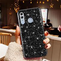 Blizgantis dėklas Samsung Galaxy S20 S10 Plus S9 S8 A51 A71 A50 A70 A30 A20 A10 A9 A7 A8 Samsung A6S juoda