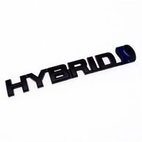 3 stilių automobilio apdaila, skirta Toyota Prius Camry Crown Auris Rav4 3D HYBRID automobilio logotipo lipdukai, pridedant metalinį emblemą, ženklelio lipdukas juoda