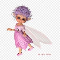 Fairy Pixie Iron on Heat Transfer Printing Vinyl Patches Sticker for Clothes DIY Appliques Washable Patches white