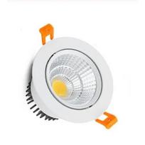 Pritemdomas Led Down Light COB taškinis apšvietimas 3w 5w 7w 9w 12w 15w AC85-265V lubų įleidžiamas vidaus apšvietimas 9W   no dimmable&Warm White
