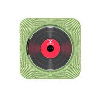 Nešiojamas CD grotuvas Sieninis LED ekranas Stereo Bluetooth muzikos grotuvai su IR nuotolinio valdymo pultu FM radijas USB TF kortelės atkūrimas. AU Plug žalia