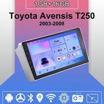 Android Carplay automobilinis radijas, skirtas Toyota Avensis T250 2003-2008 Multimedijos grotuvo galvos blokas Stereo GPS navigacija BT WIFI 2+32GB 1+16GB pink