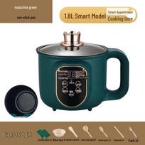 Daugiafunkcinė išmanioji elektrinė viryklė: Mini puodas ir keptuvė bendrabučiams 1.8L Non-Stick Pot with 8 Gifts