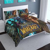 World of Warcraft 3D Sylvanas patalynės komplektas Populiarus žaidimas Wow Horda Sąjungos simboliai Patalynė Lovos užvalkalas Pagalvės užvalkalas 135x200cm white