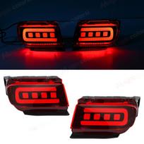 LED galinio buferio atšvaitas Toyota Land Cruiser Prado 150 LC150 FJ150 GRJ150 2010 - 2020 Veikianti stabdžių posūkio signalo lempos 12V red