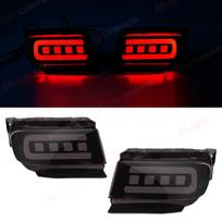 LED galinio buferio atšvaitas Toyota Land Cruiser Prado 150 LC150 FJ150 GRJ150 2010 - 2020 Veikianti stabdžių posūkio signalo lempos 12V red