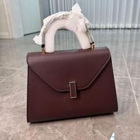 Valais Valextra Iside Mini Pečių ir Messenger krepšys - Palmių rašto karvės oda  (Įkvėpta Liu Yifei)“ Large 26*12*18cm juodmedis