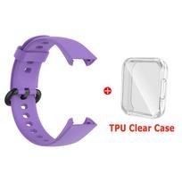 Silikoninis laikrodžio dirželis skirtas Xiaomi Mi Watch Lite 2 dirželio pakeitimas Laikrodžio apyrankių dirželis skirtas Redmi Watch 2 Lite Correa dirželis su dėklu Mi Watch Lite 2 black