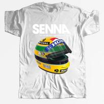 Vyriškas vasarinis medvilninis marškinėlis Ayrton Senna šalmas Tee Viršūnės Drabužiai 1 Lenktyninis automobilis Vyras Apvalus kaklas Trumpomis rankovėmis T marškinėlis Populiarus Didelis dydis L gray