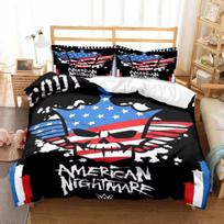 WWE patalynės komplektas American Nightmare Cody Rhodes 3D minkštas poliesterio antklodės užvalkalų komplektas Vieno Dvigubo Dvigubo (Twin) Karališko Dydžio Paaugliams Suaugusiems Namams Eu Single 135x200cm