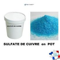Didelio grynumo 99% anti-algų vario sulfato pentahidratas, 500 g indelis mėlyna