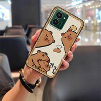 Apsauginis animacinis telefono dėklas Nokia HMD Pulse/Pulse+/Pulse Pro galiniam dangteliui Grafiti Silikoninis Mielas Apsaugantis nuo dulkių Pilnas apvyniojimas Nokia HMD Pulse/Pulse+/Pu brown