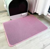 Katės kraiko kilimėlis Vandeniui atsparus Šlapimui atsparus Dvisluoksnis Augintinio Sulankstomas Katės kraiko gaudymo Augintinio Kilimas Lovos Pagalvėlės Katėms Augintinio Švaros Reikmenys A-30X45CM rožinė