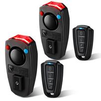 USB įkraunamas dviračio galinio žibinto signalizacija su apsauga nuo vagystės, 120 dB automatinio stabdymo jutiklis, vandeniui atsparus dviračio žibintas, skirtas saugiam važiavimui dviračiu 2PCS