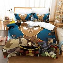 3d Print Anime Avatar The Last Airbender Bedding Set Single Twin Full Queen King Size Bed Set Adult Kid Bedroom Duvetcover Sets EU Single 135x200cm