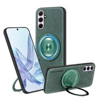 Skirta Samsung Galaxy A51 A52 A53 A54 A55 A56 Avikailio Pasukama Laikiklio Dangtelis Magnetinis Minkštas Kraštas Anti-Drop Anti-Fingerprint Telefono Dangtelis For Galaxy A56 žalia