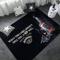 J-Jack-Daniels Viskių Raštas Kambario Kilimai Plaunami Neslystantys Svetainės Sofa Kėdės Zonos Kilimas Virtuvė Alfombra 50x80cm