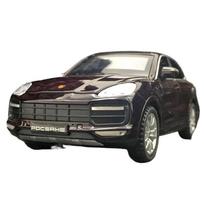 1/32 Porsche Cayenne Turbo lydinio automobilio modelis liejimo būdu, su garsu ir šviesa, miniatiūrinis automobilio modelis, dekoratyviniai madingi papuošalai draugui dovanoti ruda