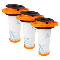 Filtrai XForce Flex 9 60 belaidžiam dulkių siurbliui, plaunami ir daugkartinio naudojimo 3 PACK orange
