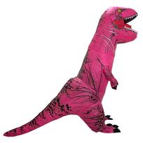 Helovino pripučiamas dinozauro kostiumas - Tironozauro Reksas scenos pasirodymui Children purpurinė